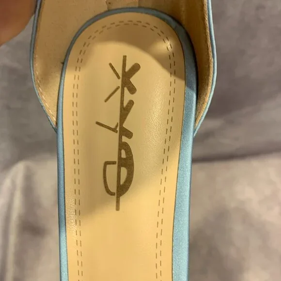 XYD Open Toe Rhinestones Ankle Strap Bridal Sandals - Picture 9 of 9